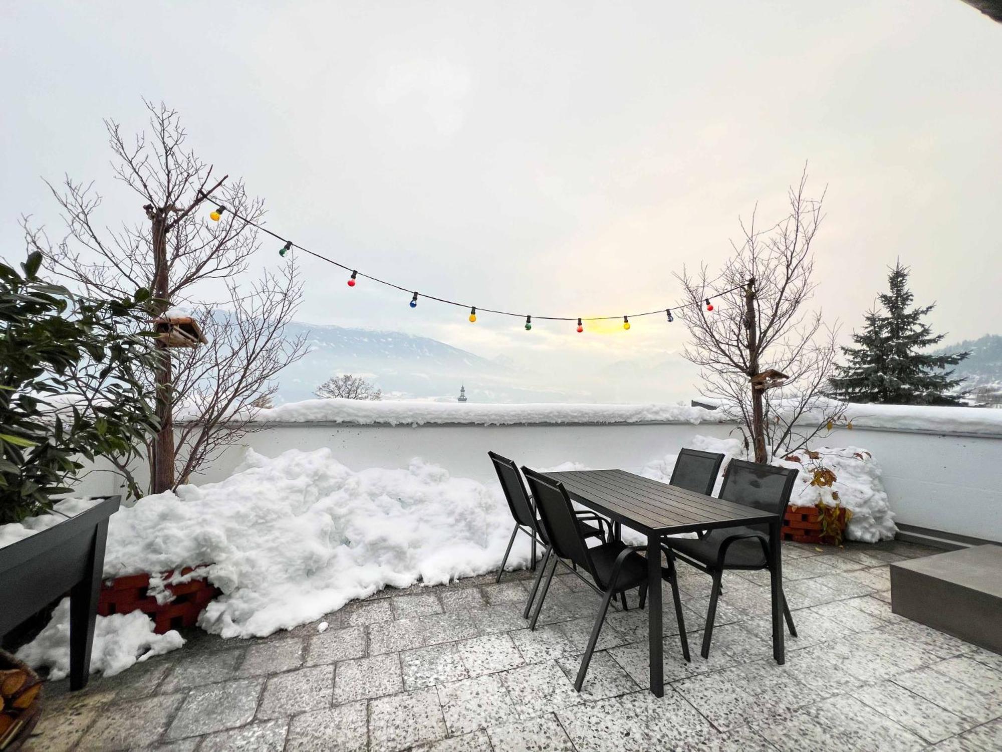 Sunny Mountain Loft - Terrace & Garden Apartment Thaur Bagian luar foto